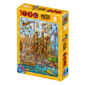 Puzzle Cartoon - Sagrada Familia - 1000 piese -0