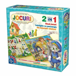 Joc 2 în 1 - Joc Oh, Pardon cu Motanul Încălțat și Joc Aventuri cu Gulliver-0