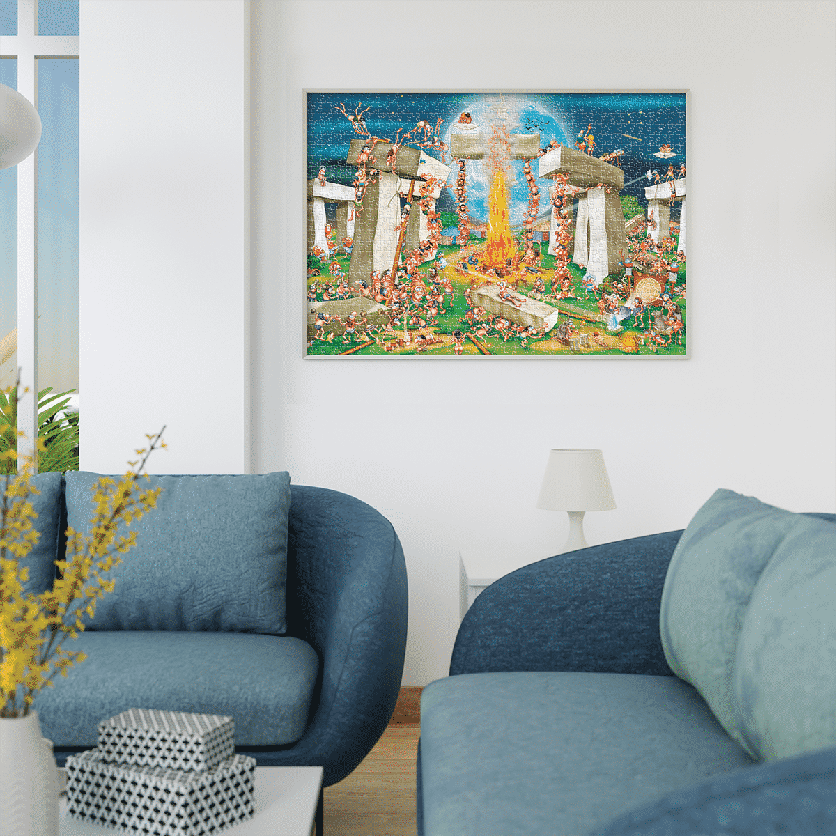 Puzzle adulți 1000 piese Cartoon Collection - Stonehenge-34587 Puzzle adulți 1000 piese Cartoon Collection - Stonehenge-34587