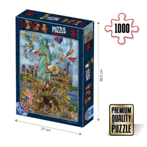 Puzzle adulți 1000 piese Cartoon Collection - New York-0