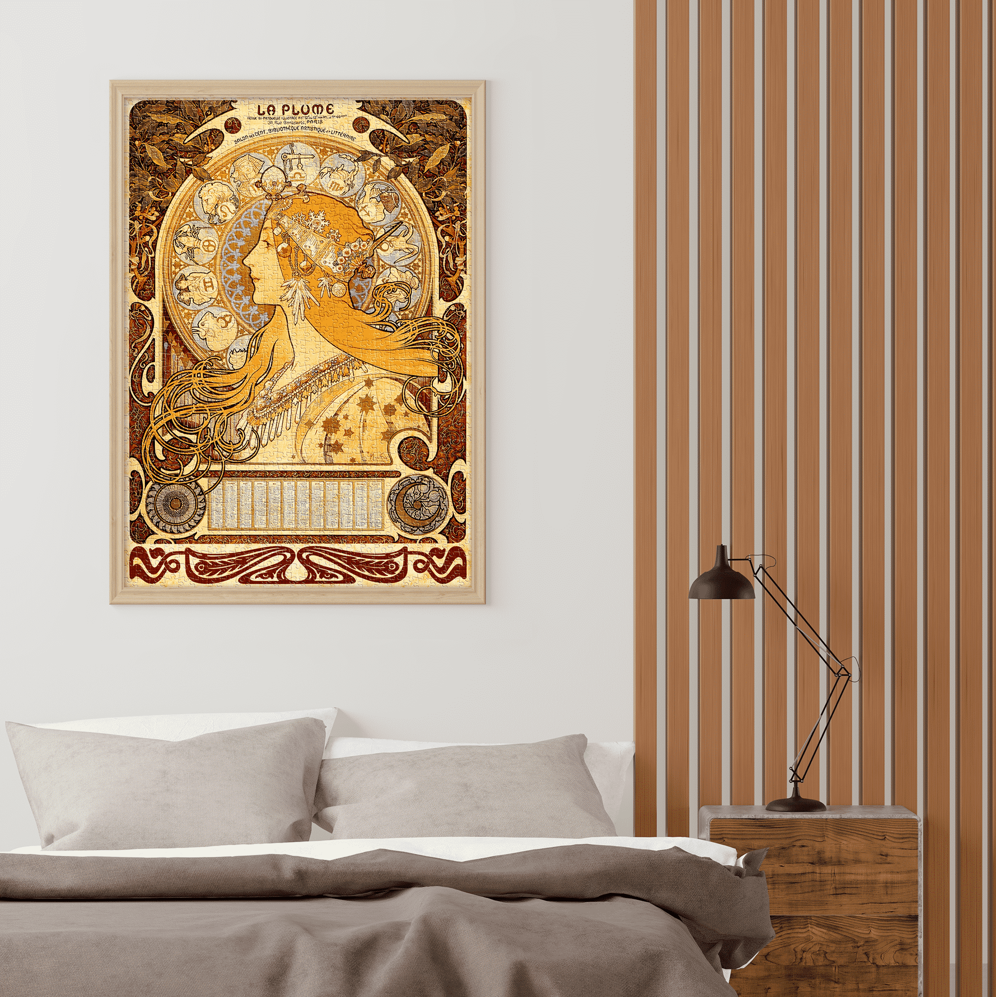 Puzzle adulți Alphonse Mucha - Zodiac - 1000 Piese-34277 Puzzle adulți Alphonse Mucha - Zodiac - 1000 Piese-34277