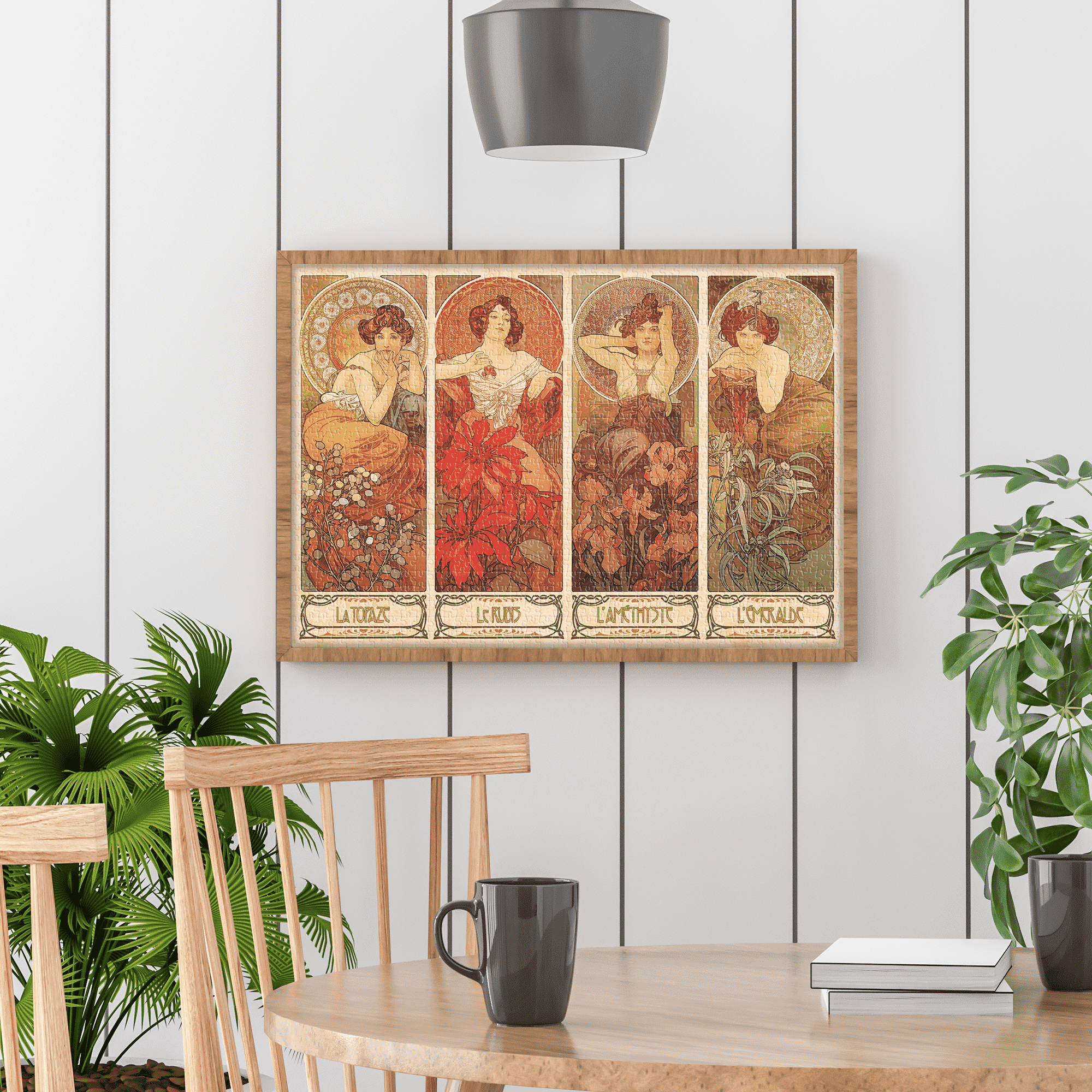 Puzzle adulți Alphonse Mucha - The Precious Stones/Pietre prețioase - 1000 Piese-34282 Puzzle adulți Alphonse Mucha - The Precious Stones/Pietre prețioase - 1000 Piese-34282