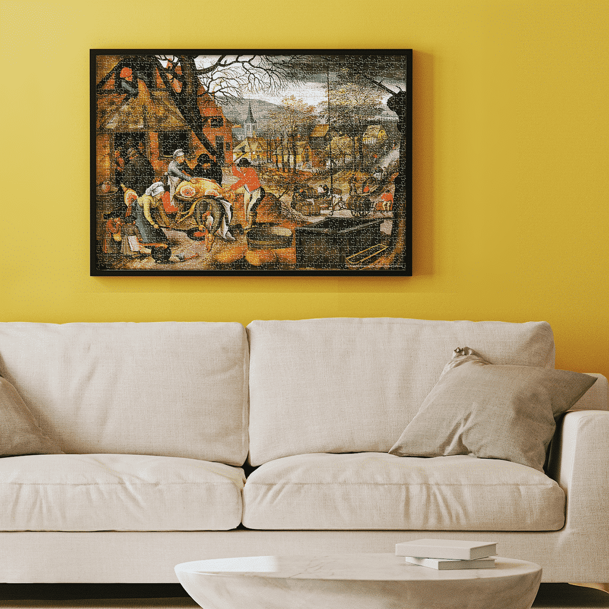 Puzzle adulți 1000 Piese Pieter Breughel cel Tânăr - Autumn/Toamna  -34501 Puzzle adulți 1000 Piese Pieter Breughel cel Tânăr - Autumn/Toamna -34501