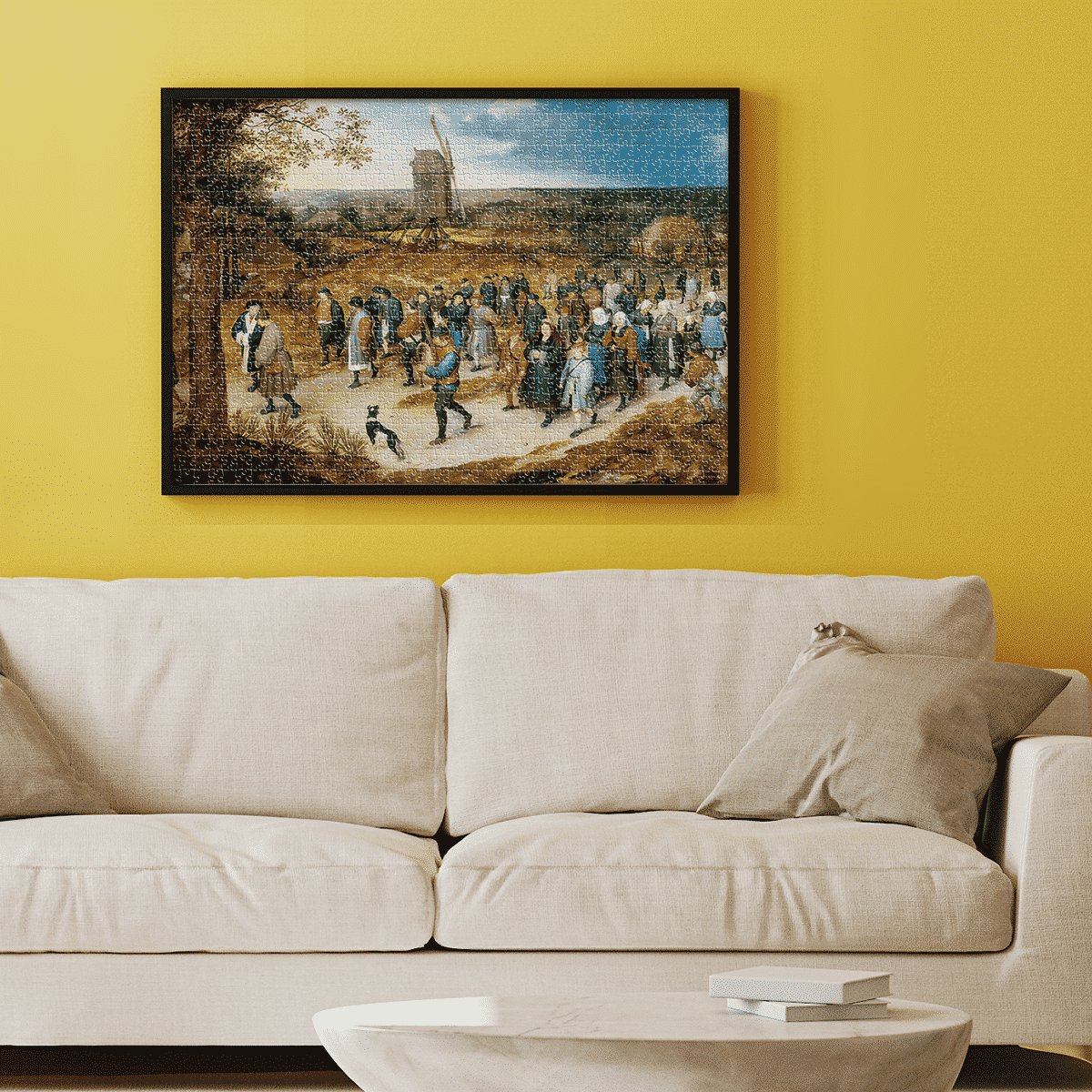 Puzzle adulti 1000 piese  Pieter Brueghel cel Tânăr - The Marriage Procession-34519 Puzzle adulti 1000 piese Pieter Brueghel cel Tânăr - The Marriage Procession-34519