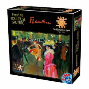Puzzle Special - Henri de Toulouse-Lautrec - At the Moulin Rouge, The Dance - 515 Piese-0