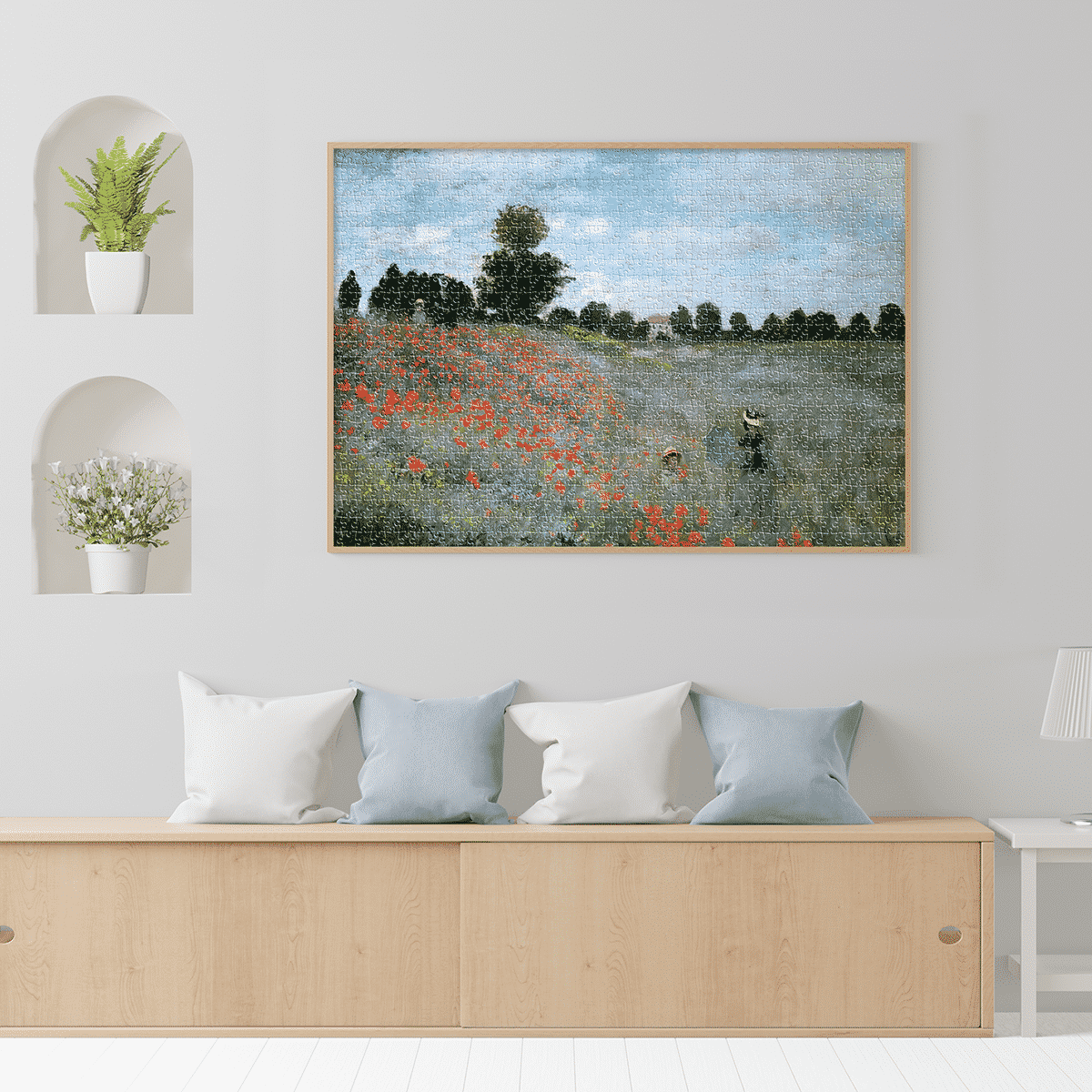 Puzzle adulti 1000 piese Claude Monet - Poppies/Maci-34605 Puzzle adulti 1000 piese Claude Monet - Poppies/Maci-34605