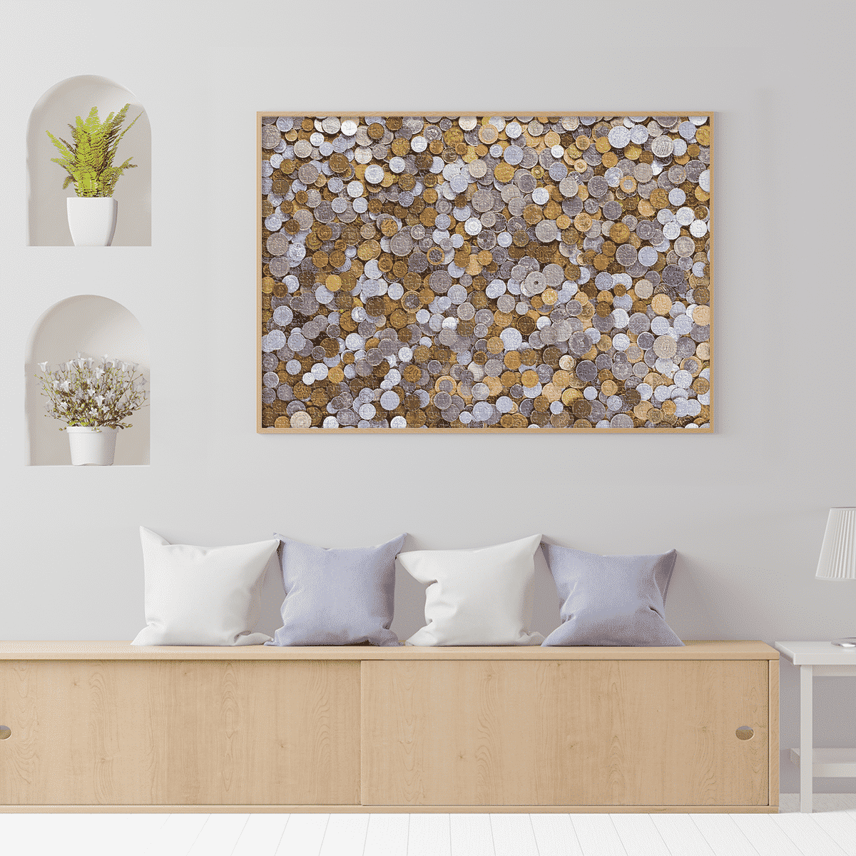 Puzzle adulți 1000 piese Vintage Posters - Coins-34965 Puzzle adulți 1000 piese Vintage Posters - Coins-34965