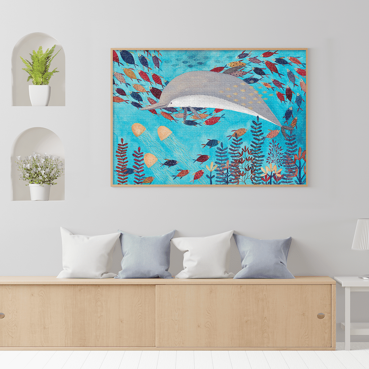 Puzzle adulți 1000 piese Kürti Andrea - Tropical - Pești exotici -34762 Puzzle adulți 1000 piese Kürti Andrea - Tropical - Pești exotici -34762