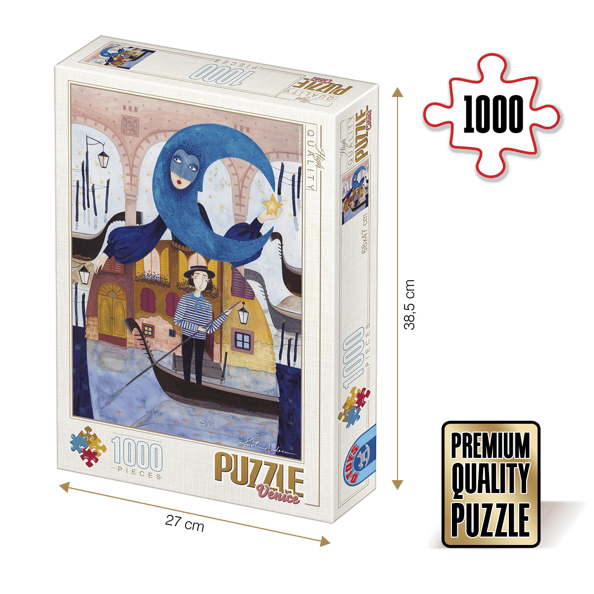 Puzzle adulți 1000 piese Kürti Andrea - Veneția-0 Puzzle adulți 1000 piese Kürti Andrea - Veneția-0