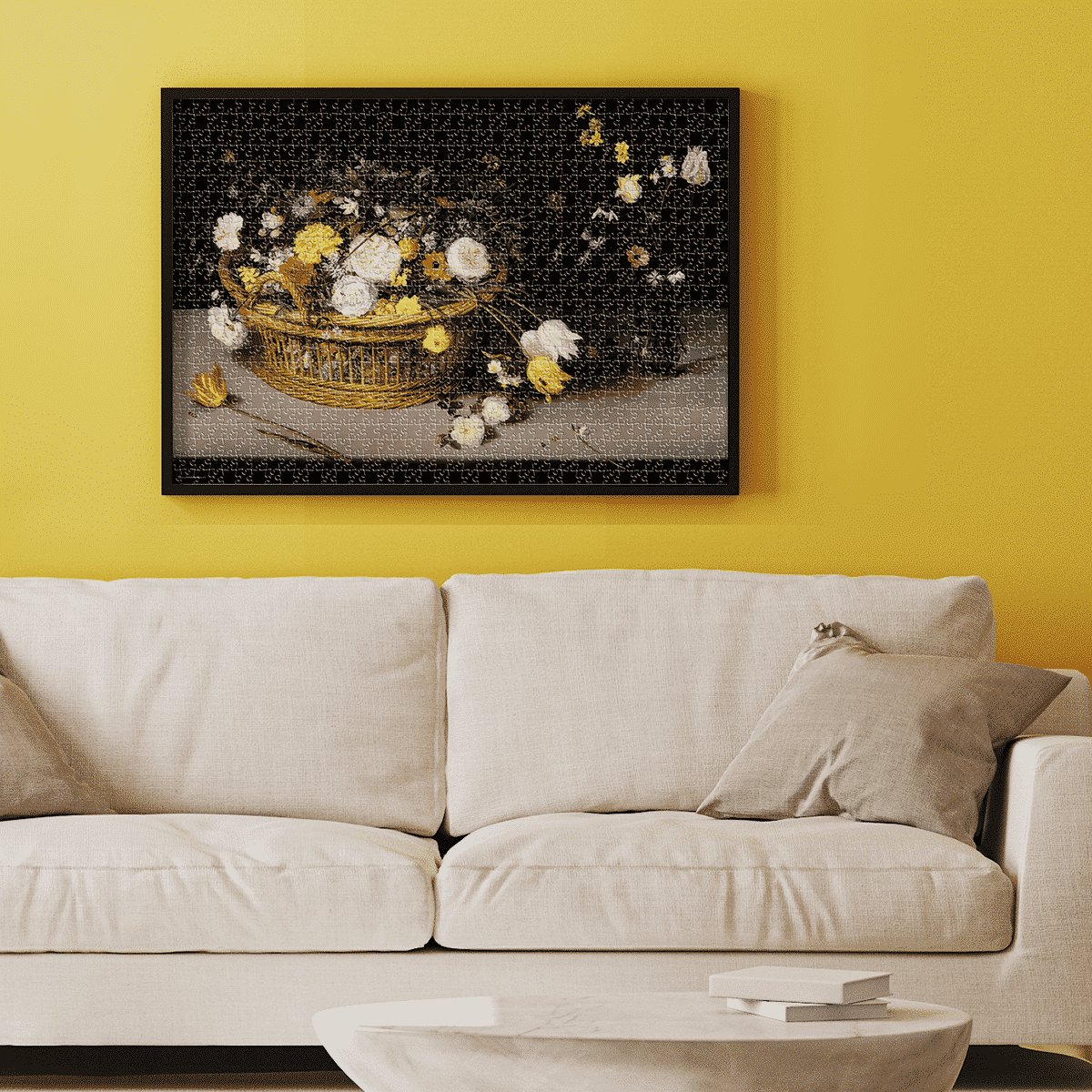 Puzzle adulți 1000 Piese Brueghel cel Bătrân - Flowers in a Basket and a Vase -34483 Puzzle adulți 1000 Piese Brueghel cel Bătrân - Flowers in a Basket and a Vase -34483