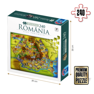 Puzzle copii 240 piese - România - Țara Turismului-0