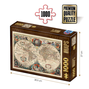 Puzzle adulți 1000 piese Vintage Map-0