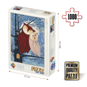 Puzzle adulți 1000 piese Kürti Andrea - Owl Tales / Bufnițe-0