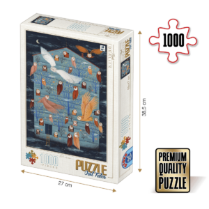 Puzzle adulți 1000 piese Kürti Andrea - Owl Tales 2 / Bufnițe-0