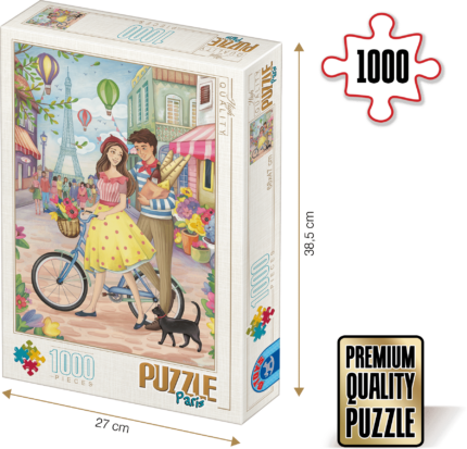 Puzzle adulți 1000 piese Groos Zselyke - Paris-0