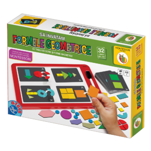 Joc educativ Montessori - Să învățăm formele geometrice-0