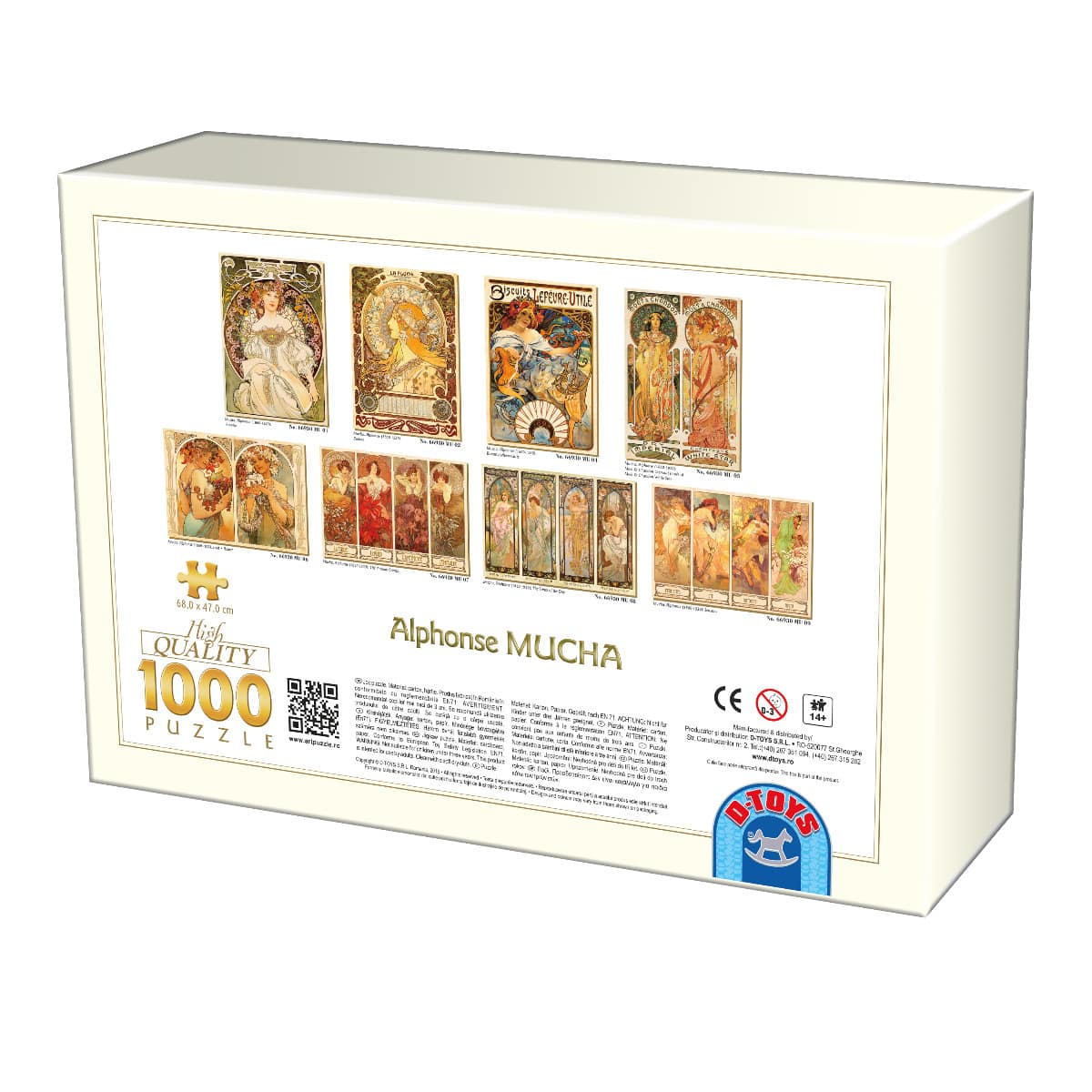 Puzzle adulți Alphonse Mucha - Reverie - 1000 Piese-25854 Puzzle adulți Alphonse Mucha - Reverie - 1000 Piese-25854