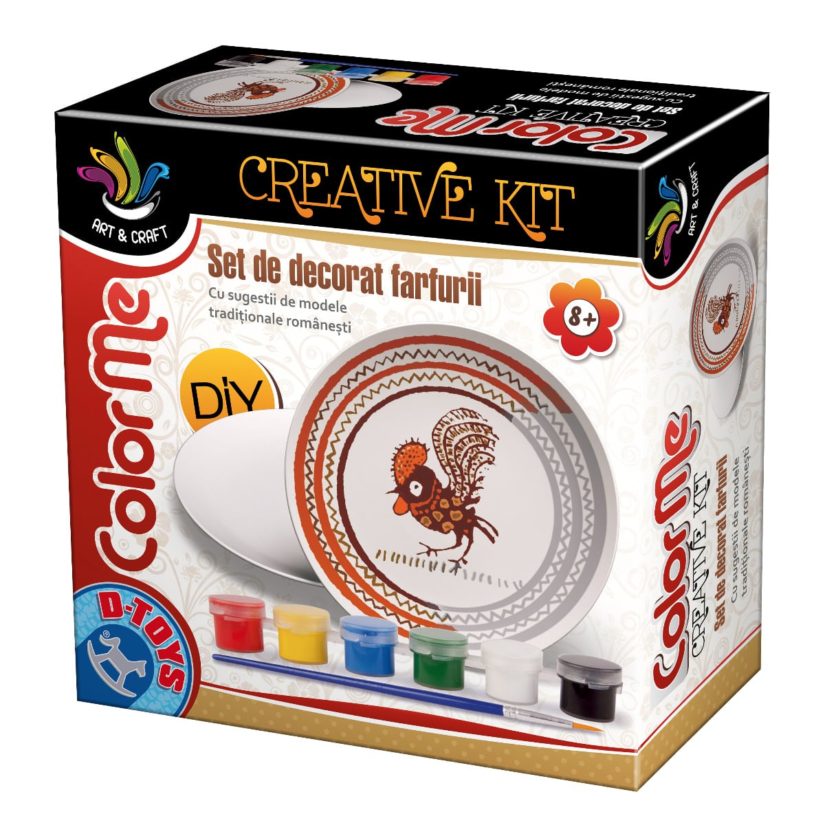 Joc Creativ Set de Decorat Farfurii-0 Joc Creativ Set de Decorat Farfurii-0